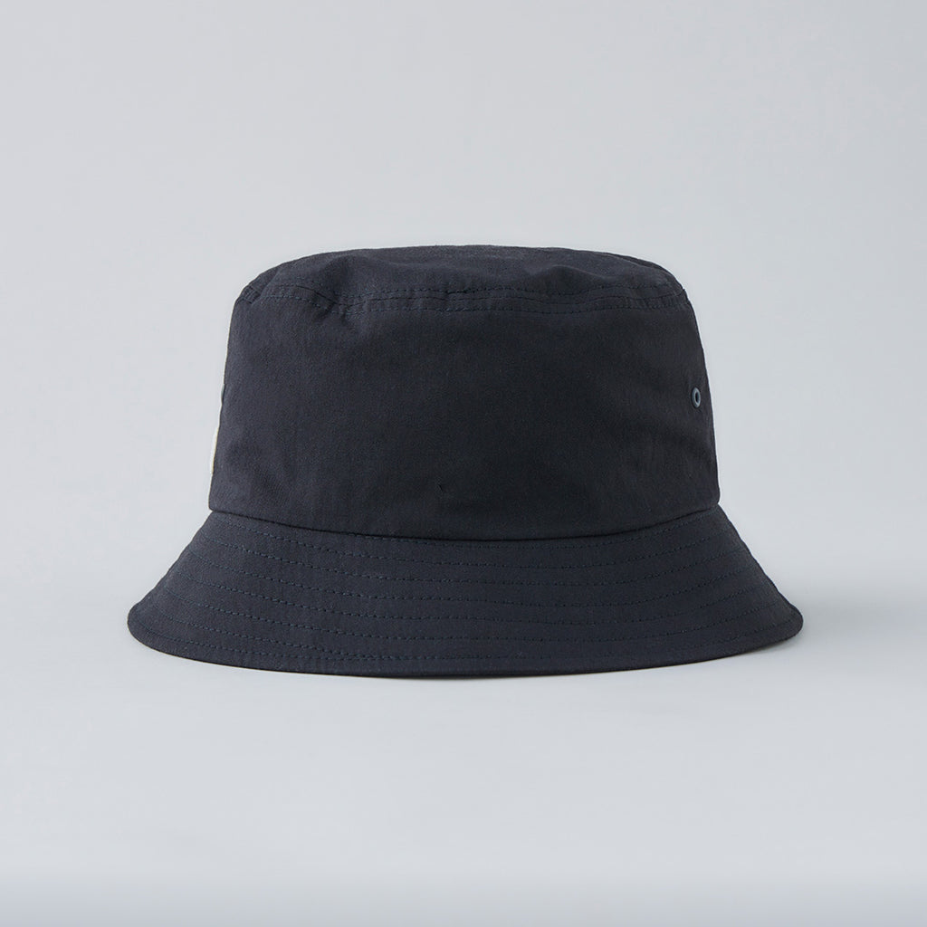 ORGANIC COTTON TWILL BUCKET HAT BLACK