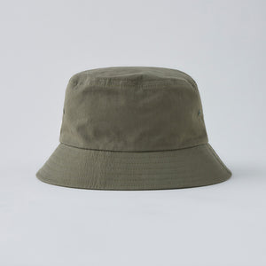 ORGANIC COTTON TWILL BUCKET HAT OLIVE