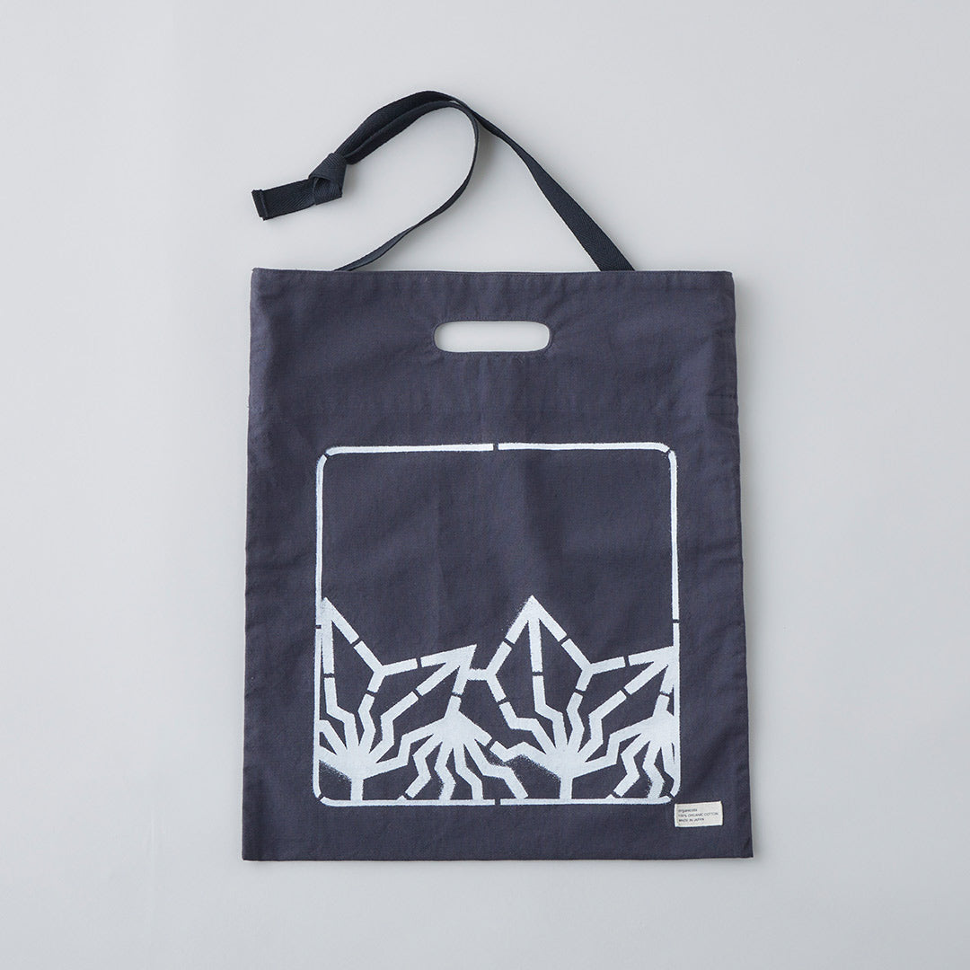 ORGANIC COTTON CANVAS RECORD BAG × BAKIBAKI